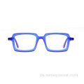 Unisex-Vintage-Kegel-acetat-optische Eyewearrahmen-Gläser